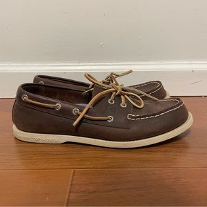 Men - Sperry Top-Siders - Size 9 - Dark Brown